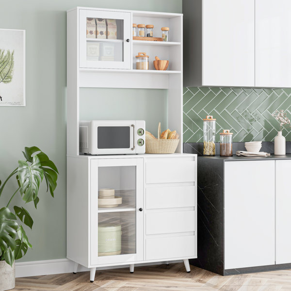 Ebern Designs 70 9 Kitchen Pantry Wayfair